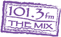 101.3FM The Mix Logo