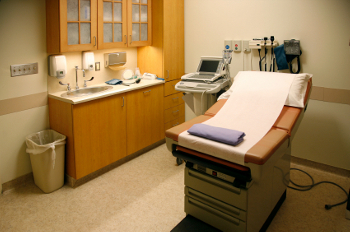 A comfortable, attractive examination room