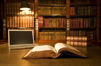 Library books
