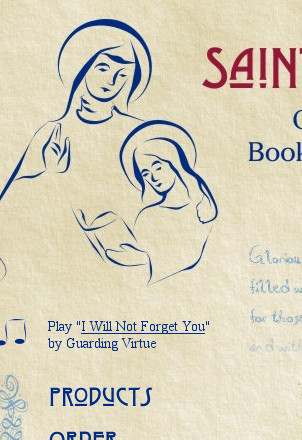 Saint Anne's Catholic Books and Gifts Website Archive Snapshot